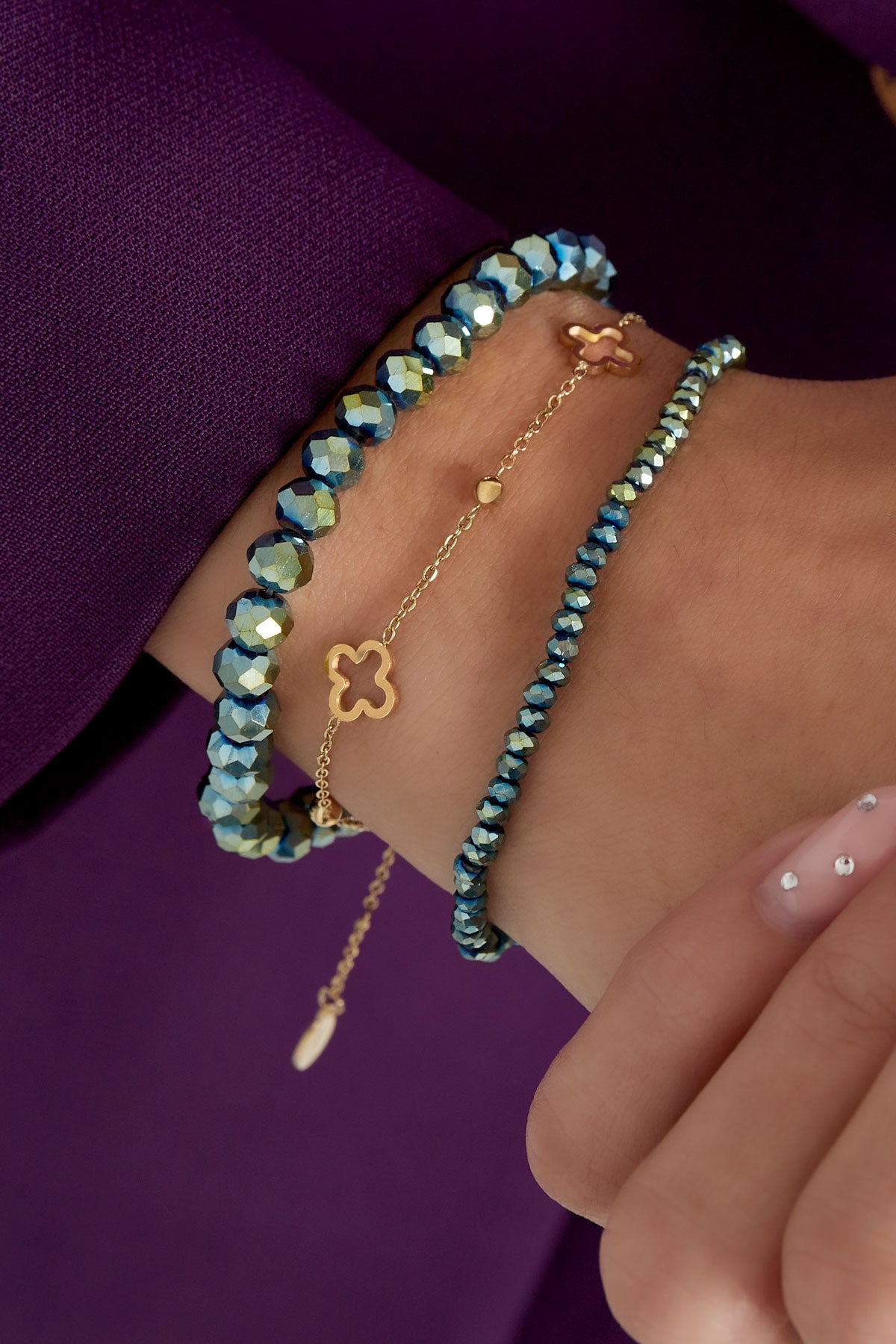 Lucky Clover Armband