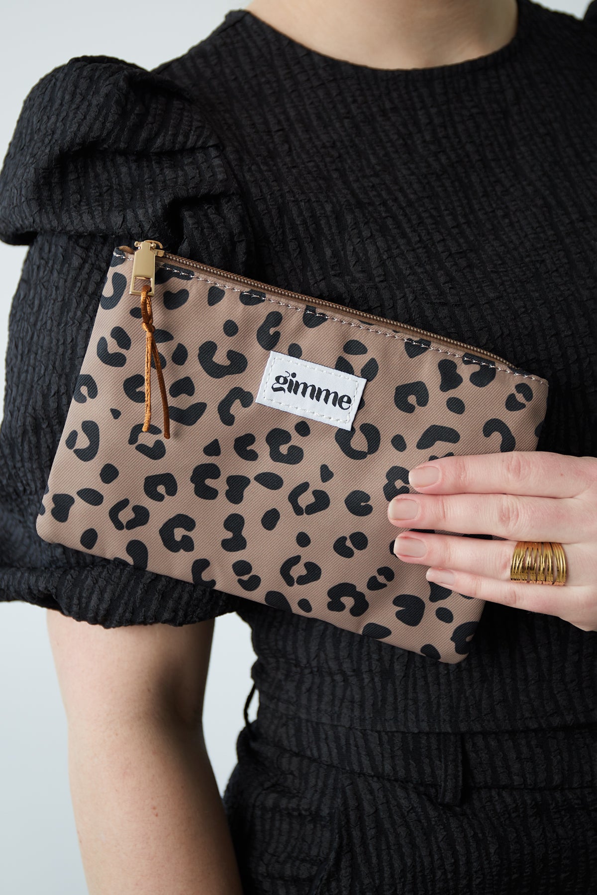 Leopard Print Kosmetiktasche