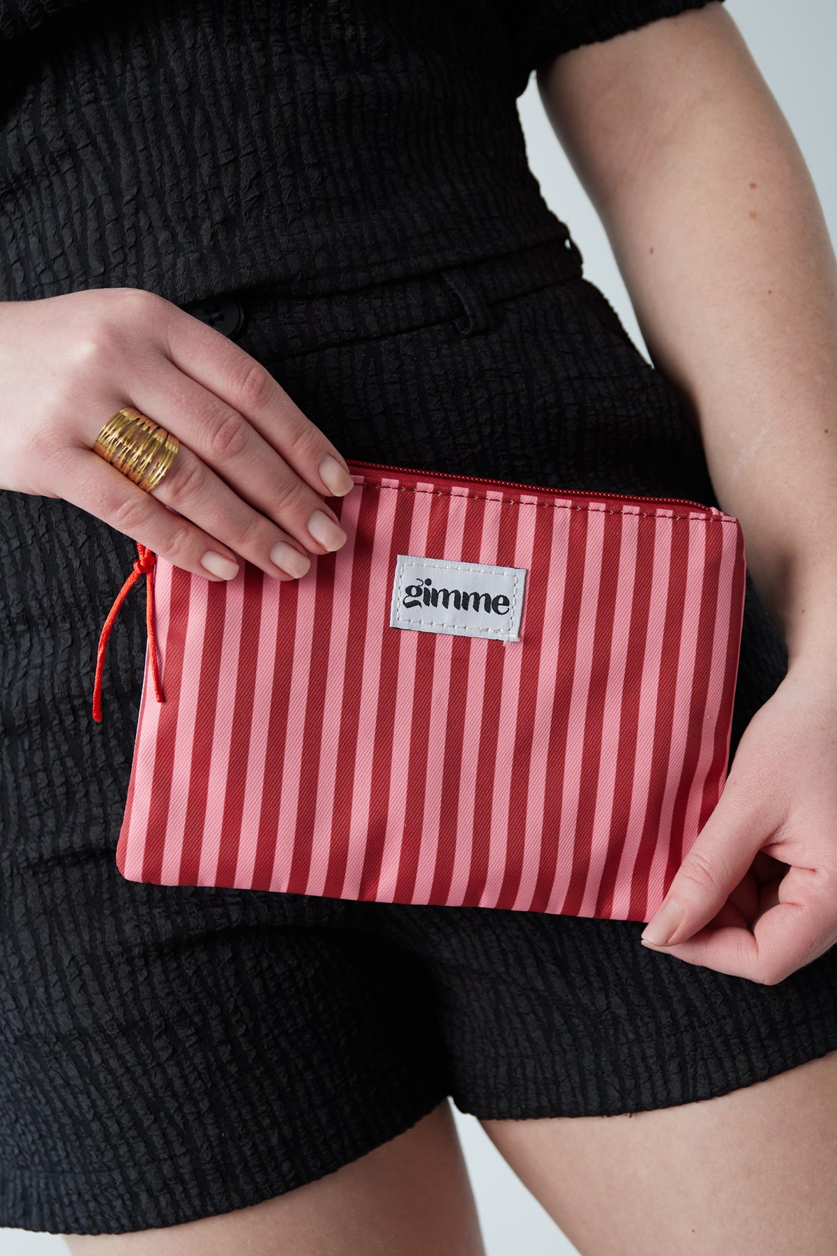 Rosa/Rot Kosmetiktasche