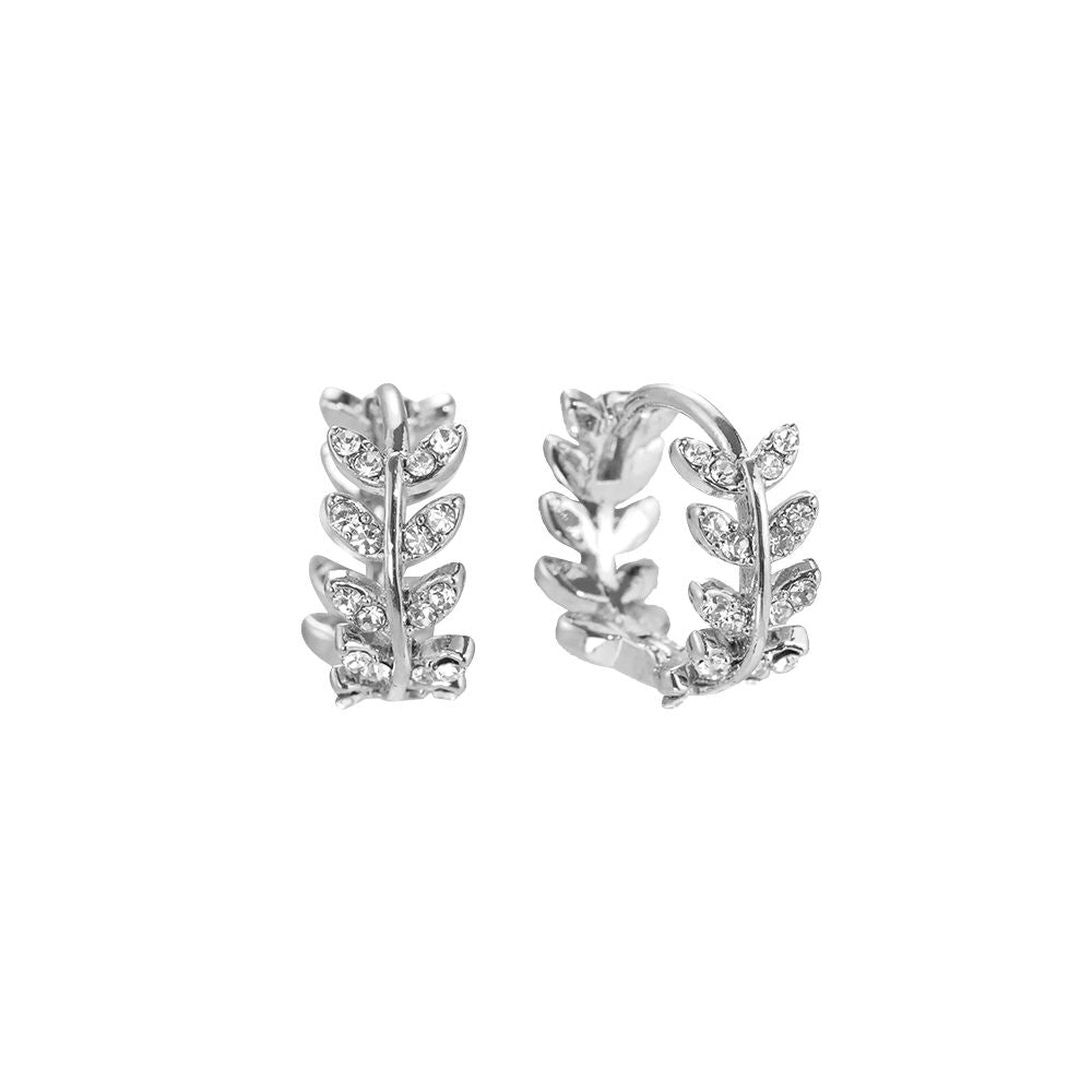 Diamond Leaf & Shimmer Leaf Ohrringe