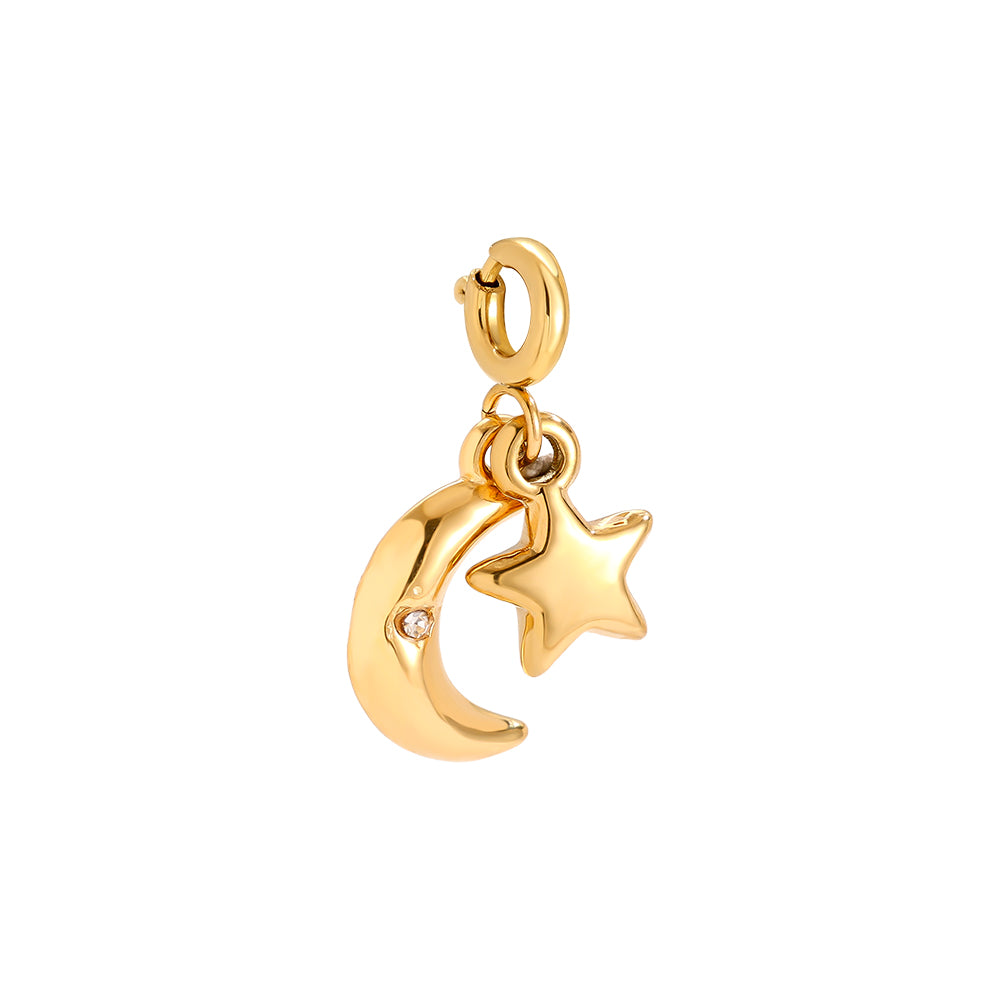 Star & Moon Charm