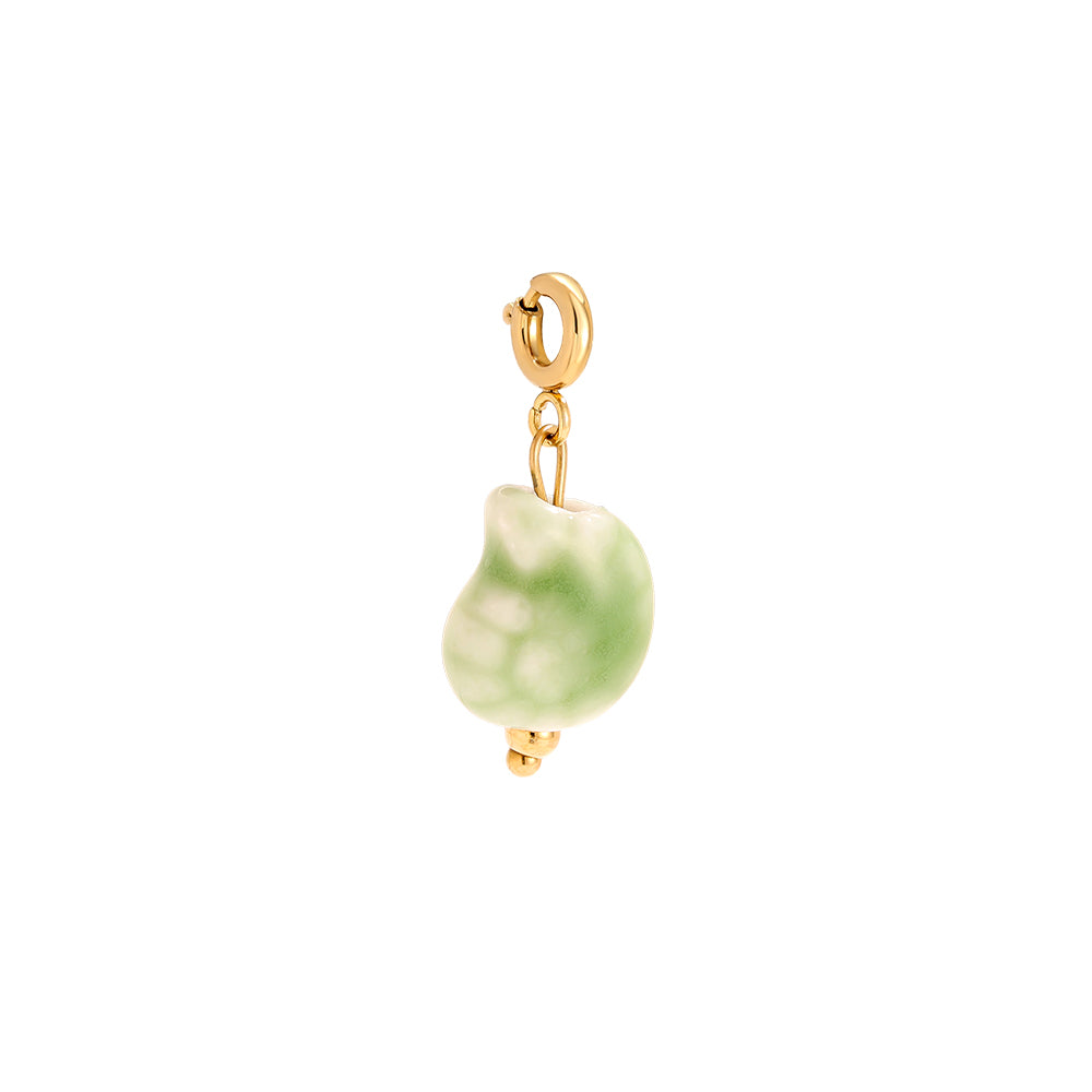 Green Snail Charm