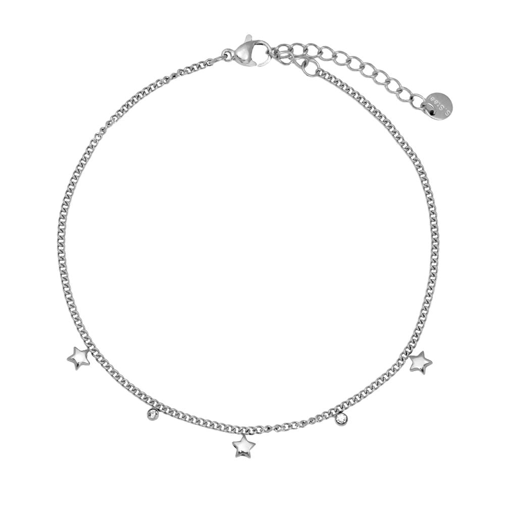 Star & Sparkle Fußkette