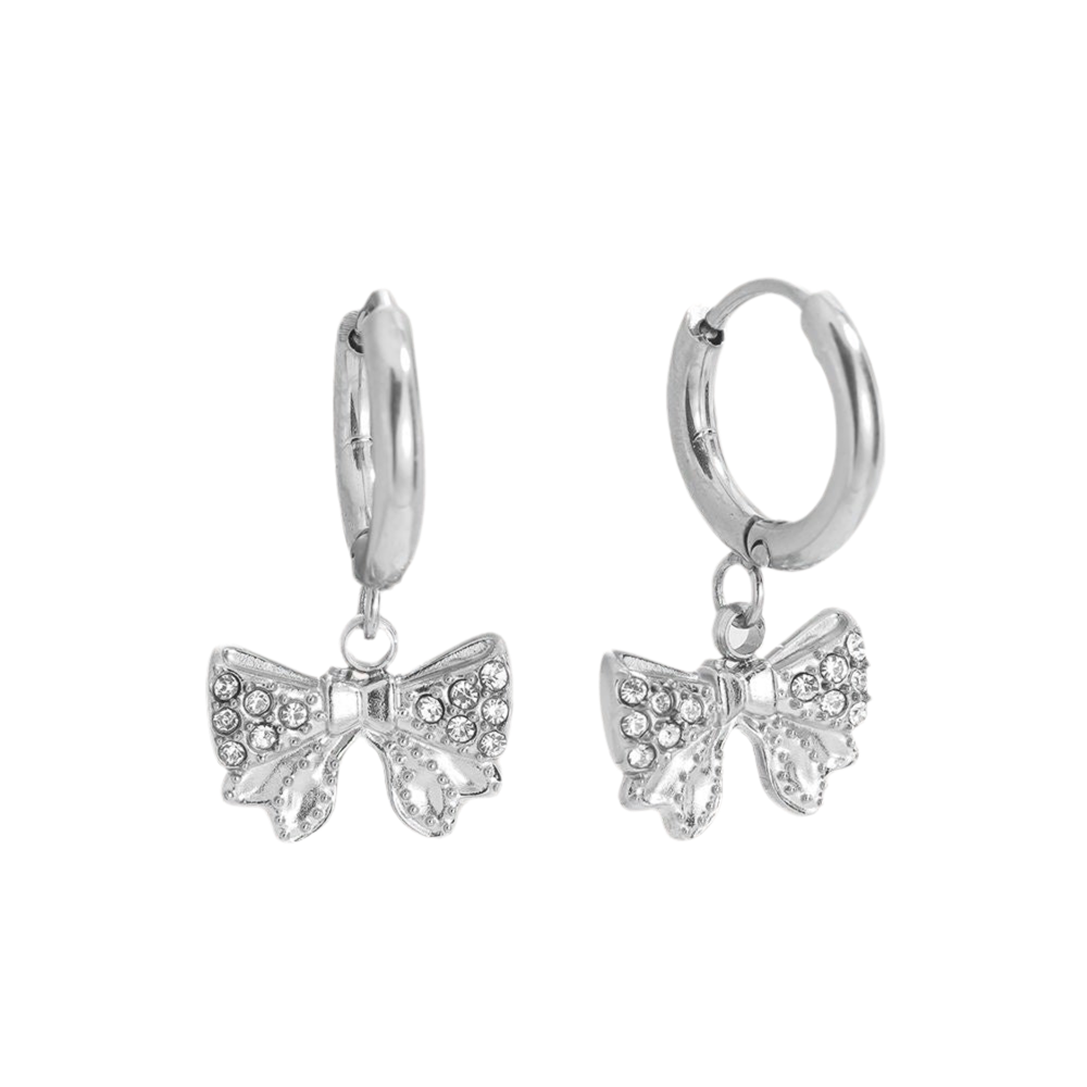 Lovely Diamond Bowtie Ohrringe