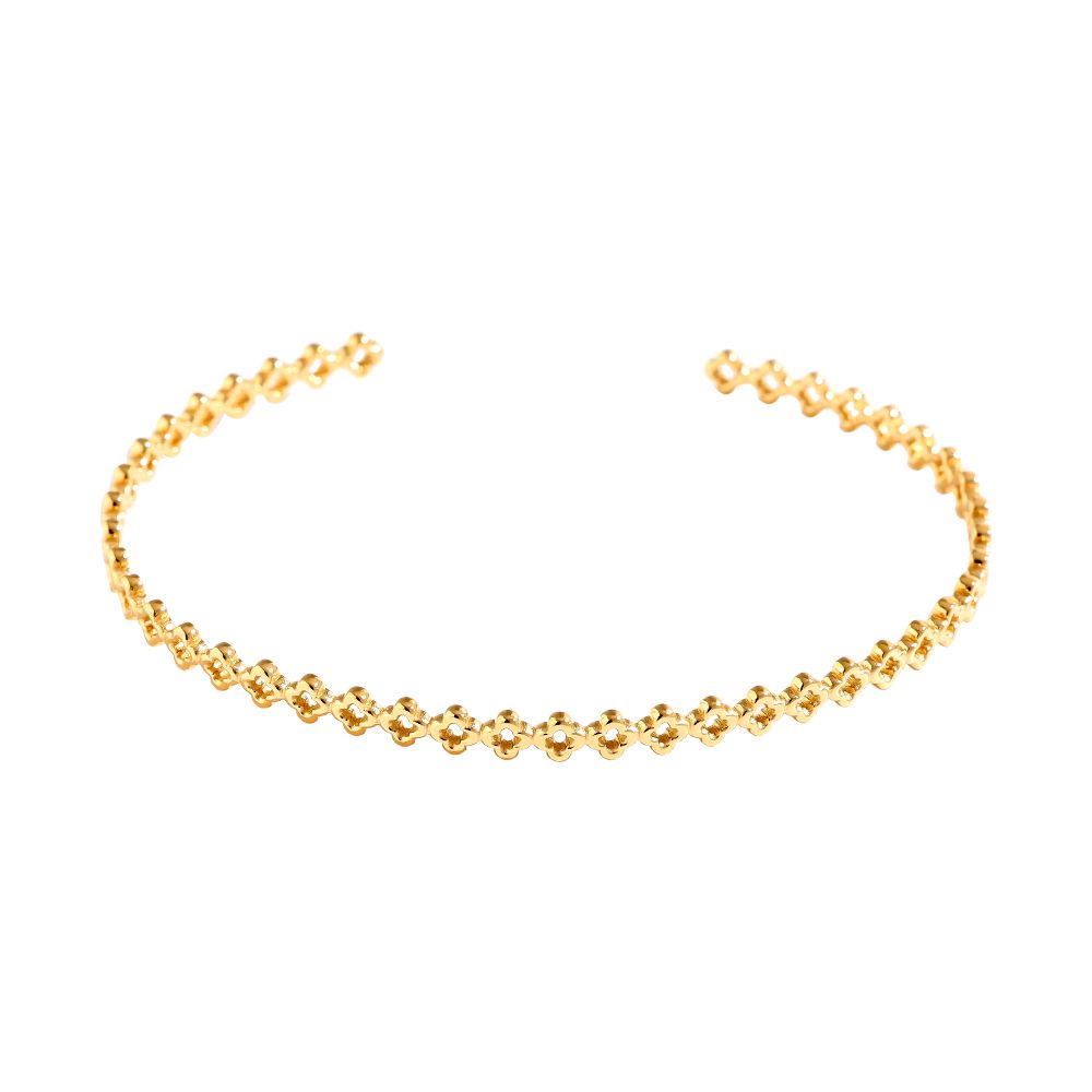 Diamond Dots Cross Armreif