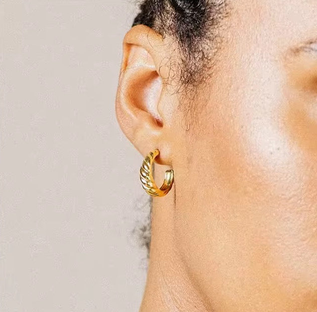 Twisted Croissant Ohrringe