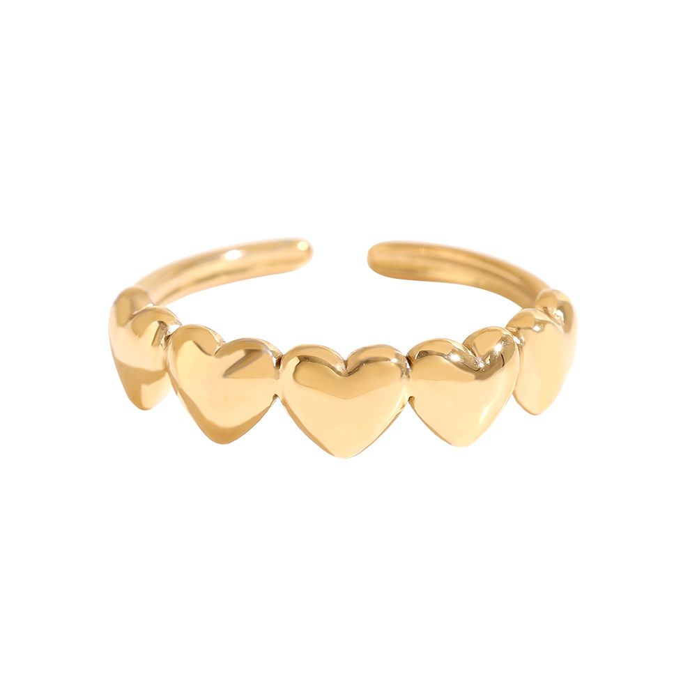 Tiny Hearts Ring