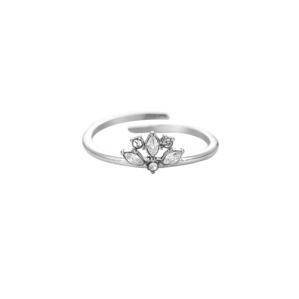 Diamond Flower Ring
