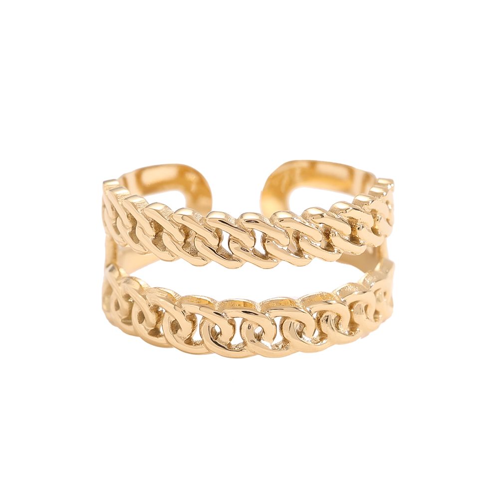 Double Layer Crossed Ring
