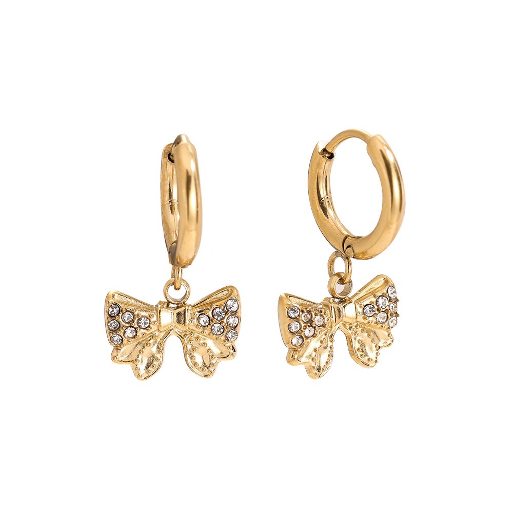 Lovely Diamond Bowtie Ohrringe