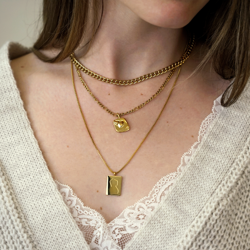 Woman Face Kette
