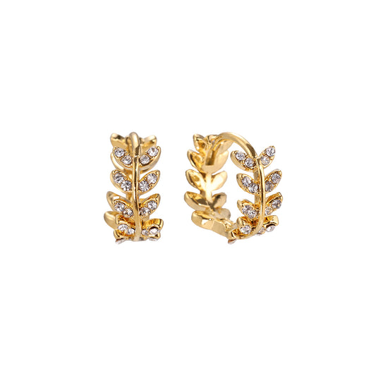 Diamond Leaf & Shimmer Leaf Ohrringe