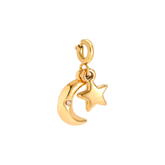 Star & Moon Charm