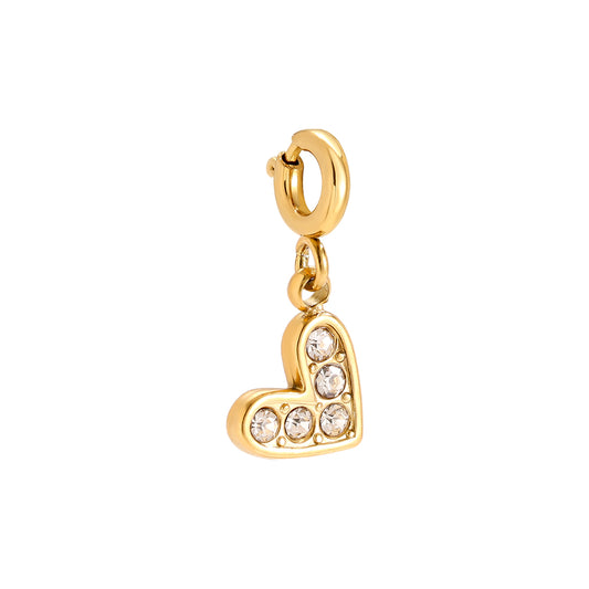 Diamond Heart Charm
