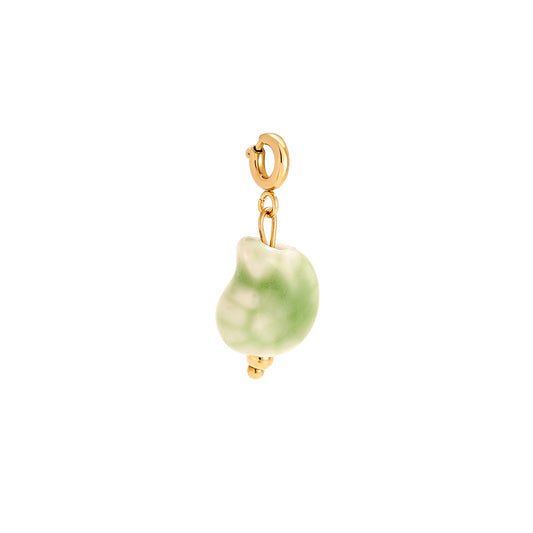 Green Snail Charm