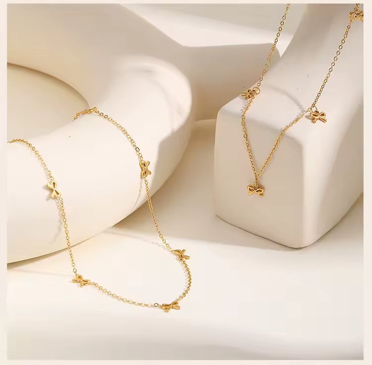 Bowtie Charm Kette