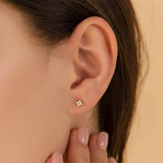 Flower Shaped Ohrstecker