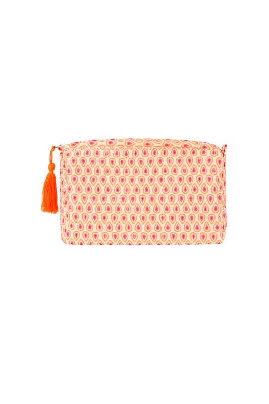 Orange Kosmetiktasche