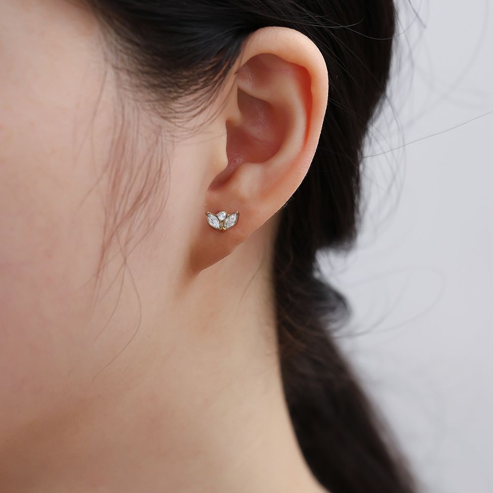 Mini Diamond Crown Piercing