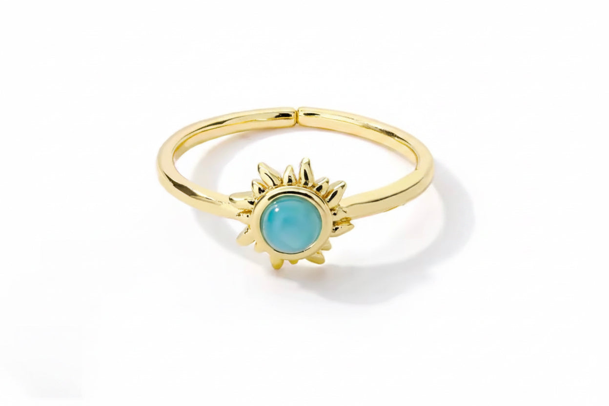 Sonnenring blau