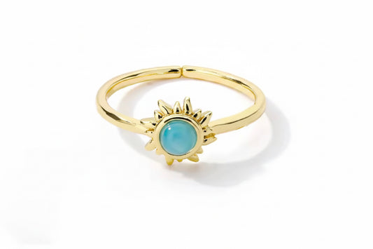 Sonnenring blau