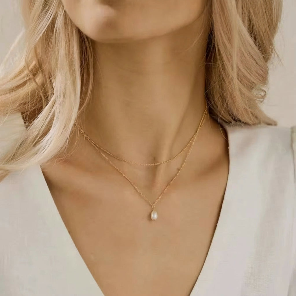 Pearl Double Layer Kette