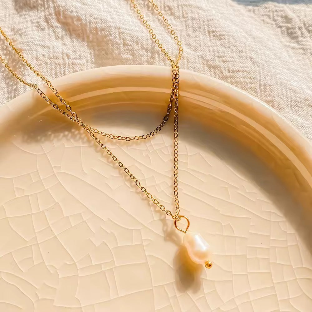 Pearl Double Layer Kette