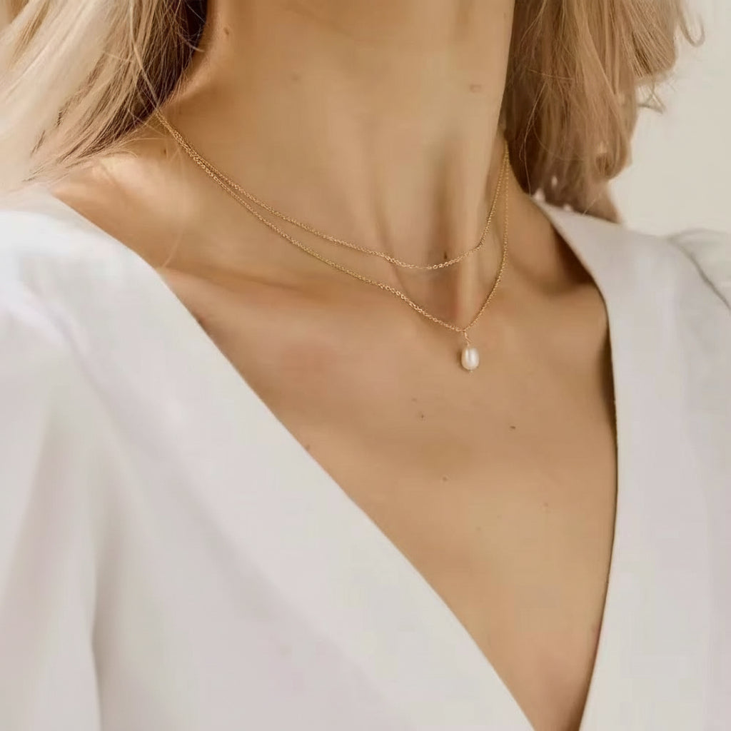 Pearl Double Layer Kette