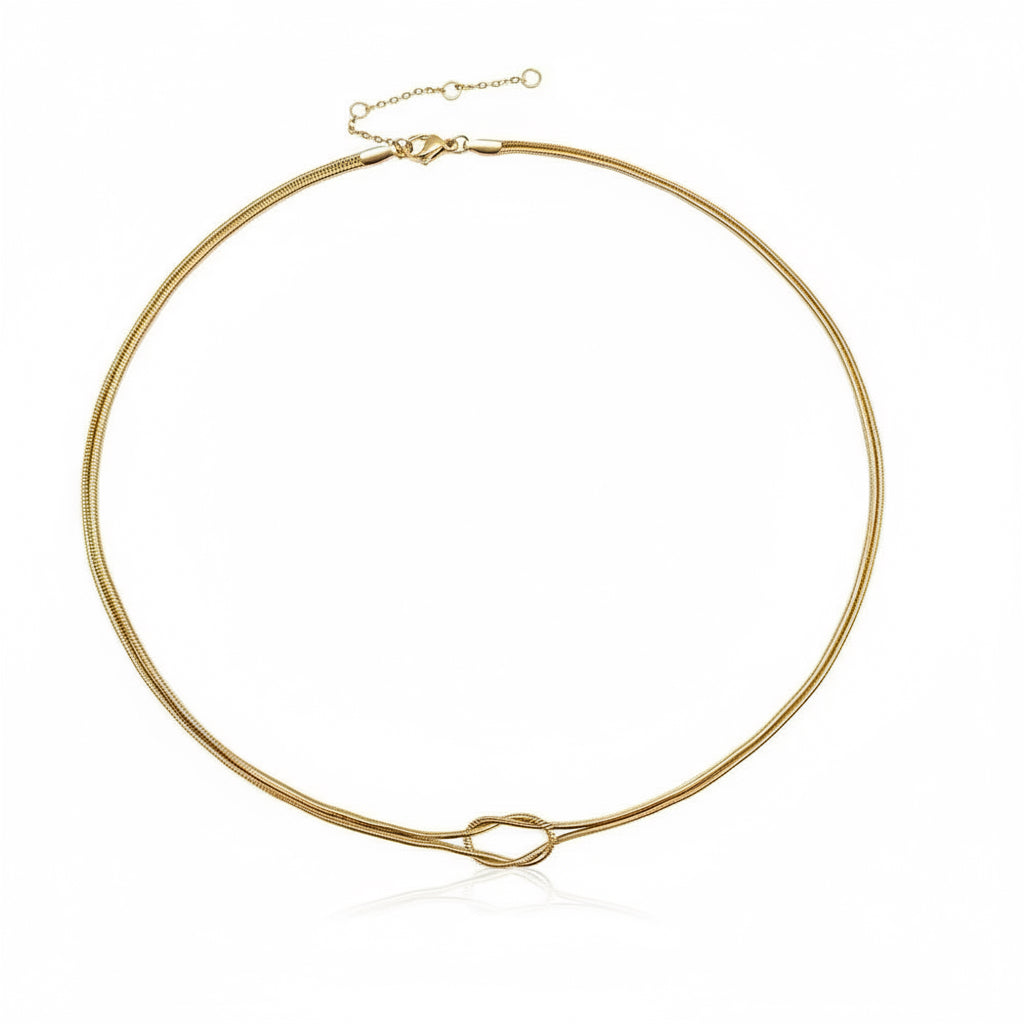 Double Layer Snake Kette