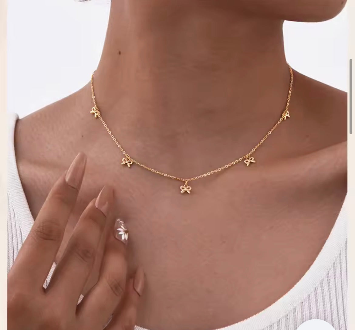 Bowtie Charm Kette