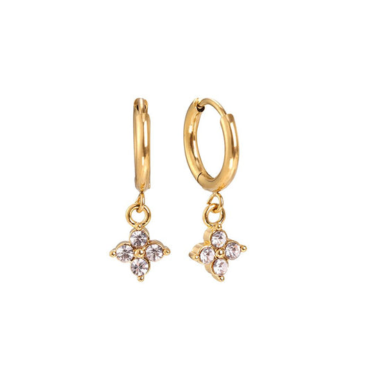 Diamond Clover Ohrringe