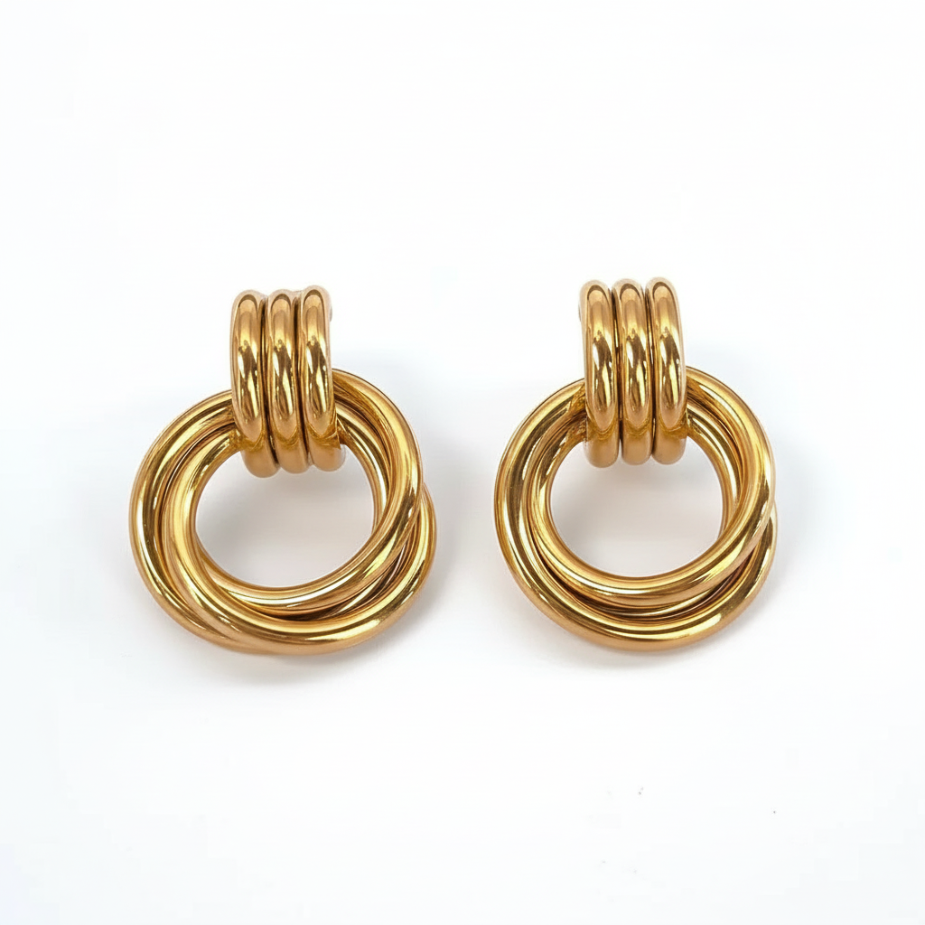 Chunky Knoten Ohrringe