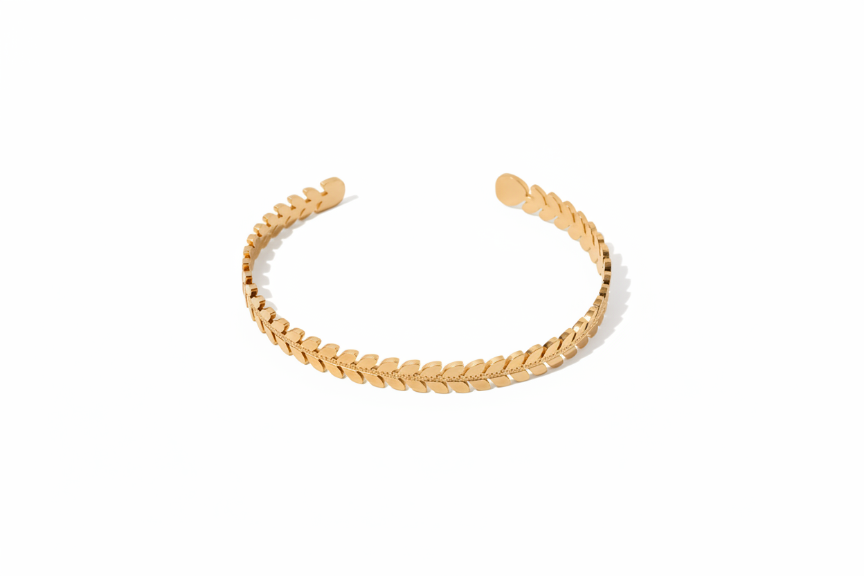 Leaf Bead Armreif