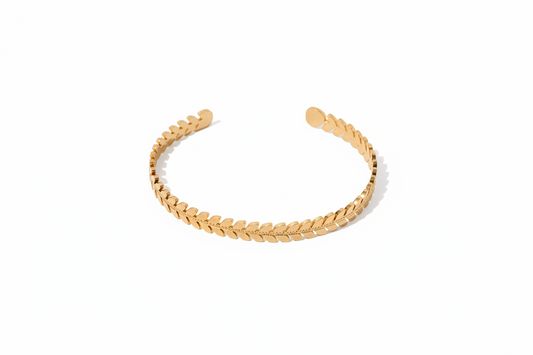 Leaf Bead Armreif