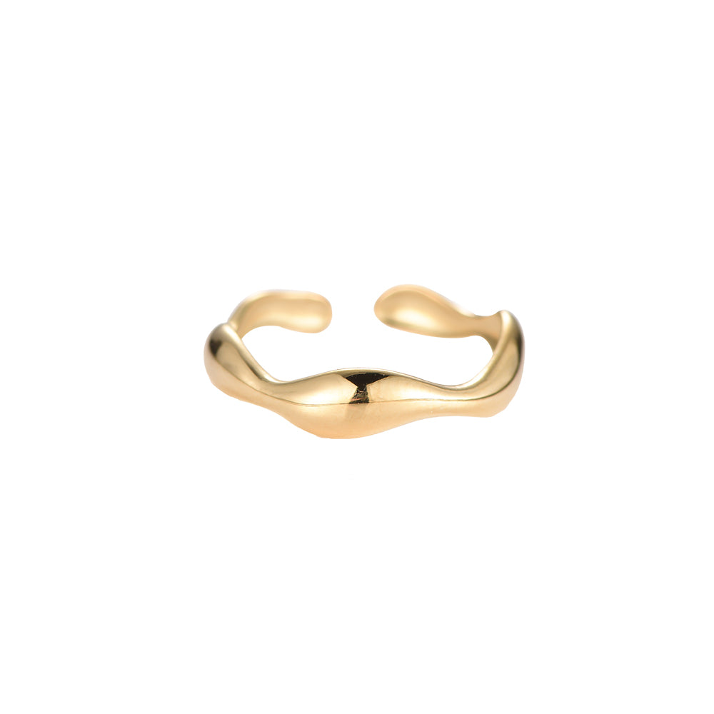 Gold Wave Ring