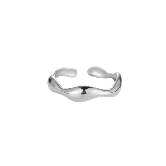 Silver Wave Ring