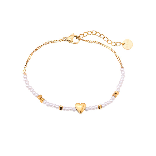 Heart Pearly Summer Armband