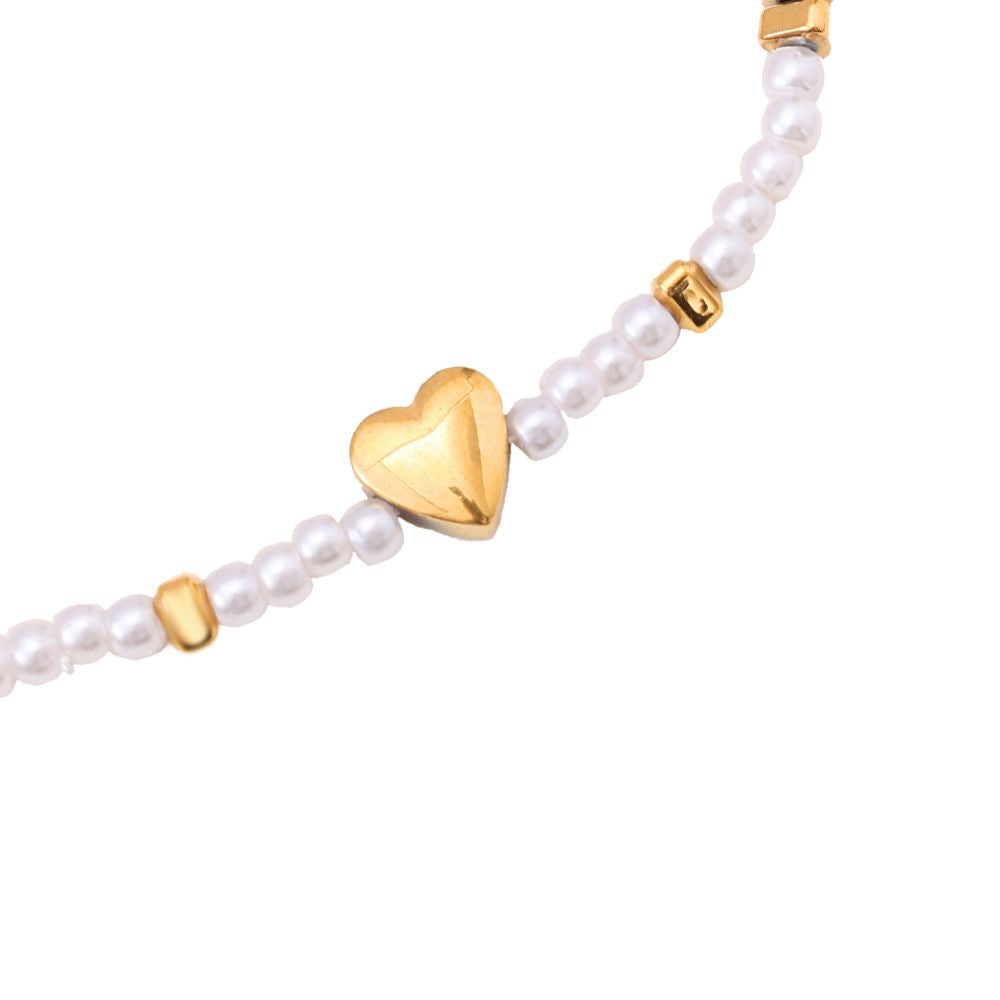 Heart Pearly Summer Armband