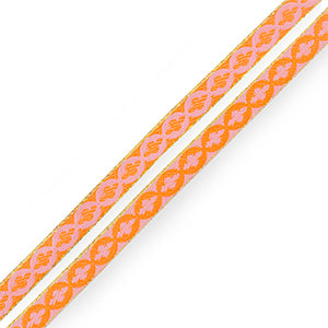 Schmuckband orange-light pink