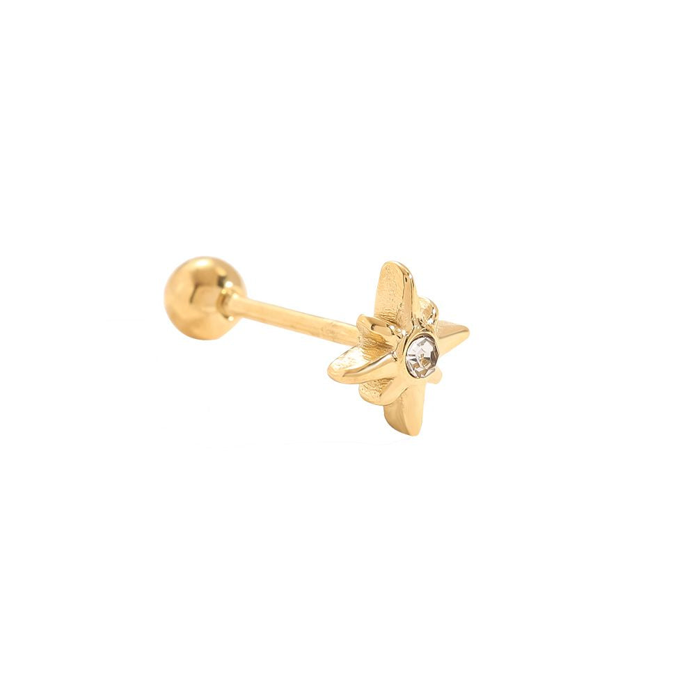 Mini Diamond Hexagram Piercing