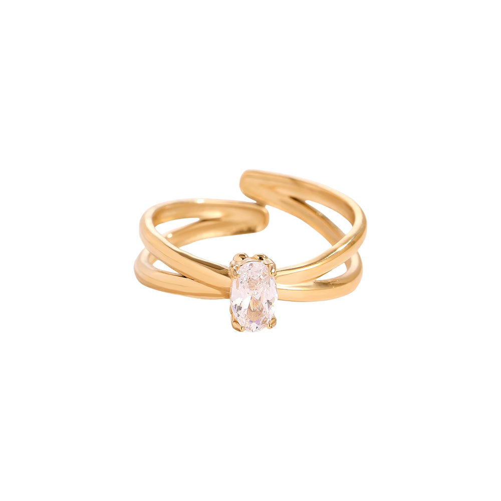 Oval Diamond Ring