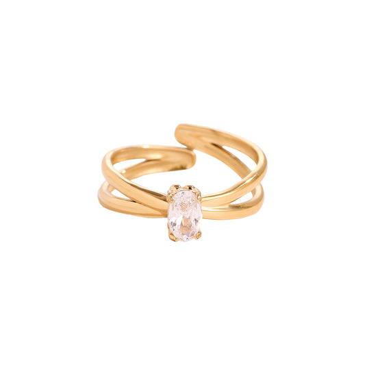 Oval Diamond Ring