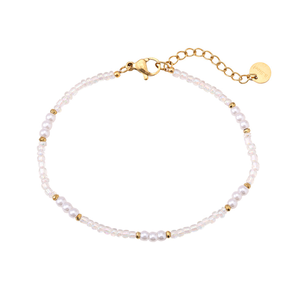 Simple Pearl Summer Armband