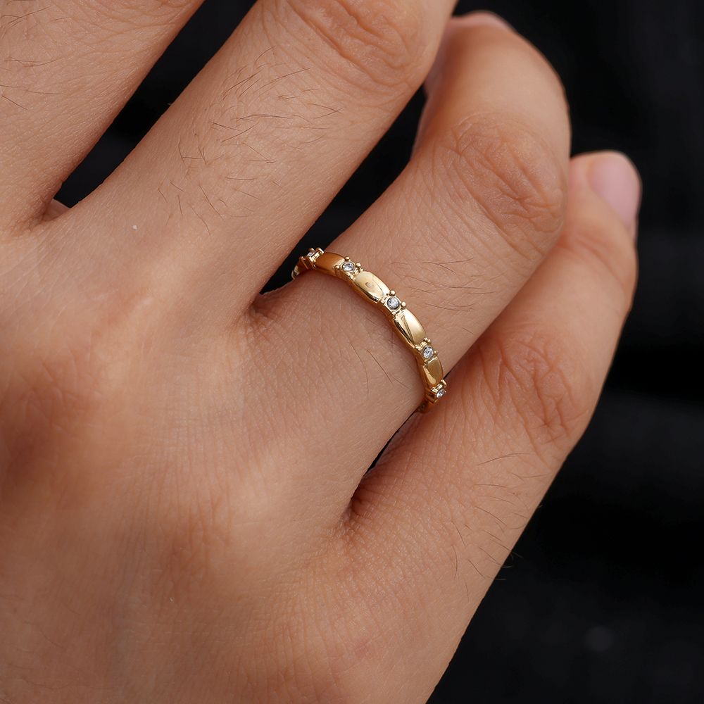 Thin Mini Diamond Ring