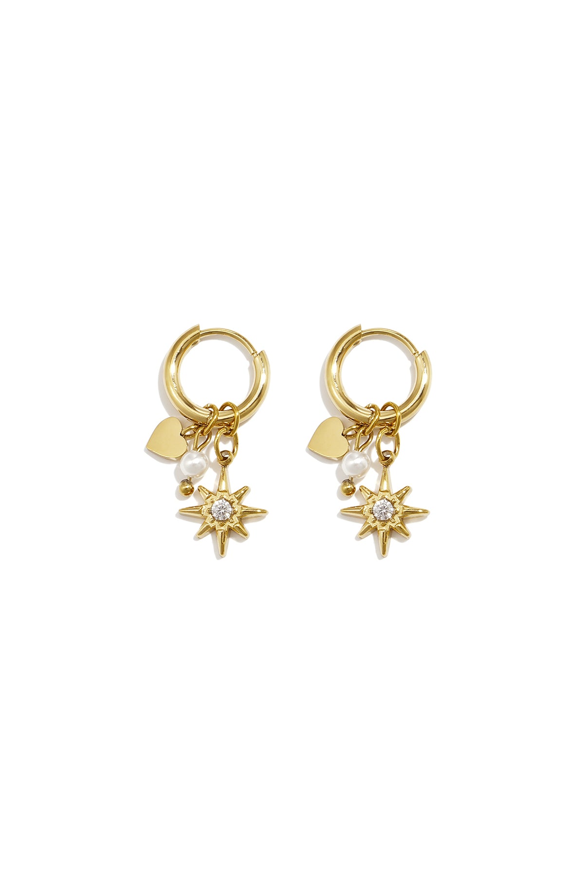 Heart & Star Ohrringe