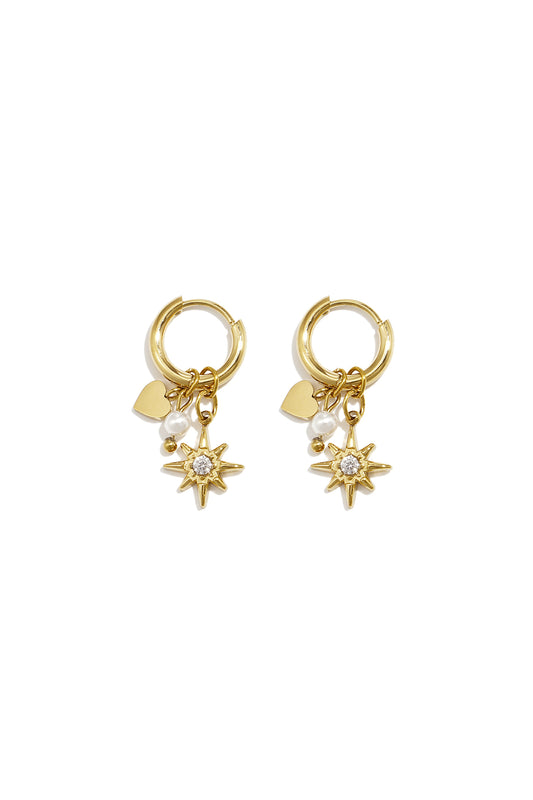 Heart & Star Ohrringe